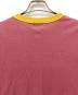 中古・古着 LEVI'S (リーバイス) 半袖カットソー リンガーネック ワインレッド×イエロー サイズ:M：8000円