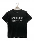 the tenderloinザ テンダーロイン）の古着「半袖カットソー」｜ブラック