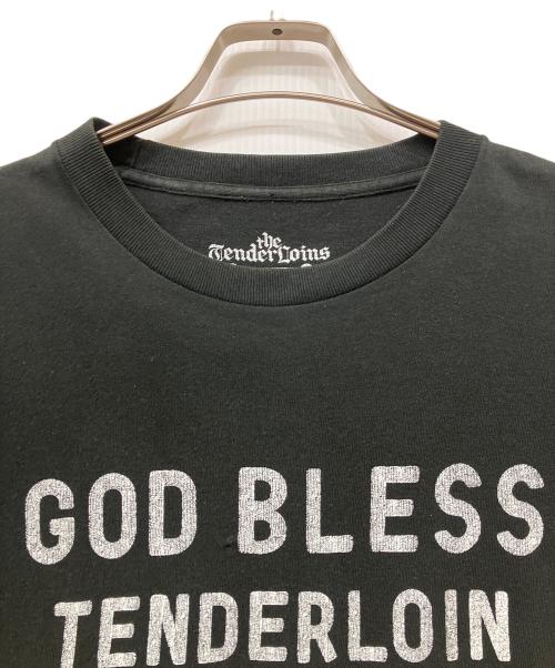 the tenderloin（ザ テンダーロイン）the tenderloin (ザ テンダーロイン) 半袖カットソー ブラック サイズ:SMALLの古着・服飾アイテム