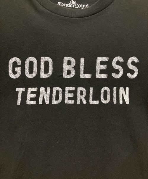 the tenderloin（ザ テンダーロイン）the tenderloin (ザ テンダーロイン) 半袖カットソー ブラック サイズ:SMALLの古着・服飾アイテム