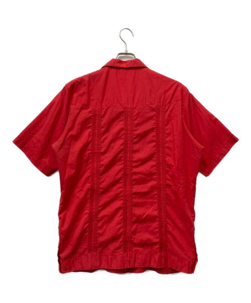 GUAYABERAS abdala（グアヤベラス アブダラ）GUAYABERAS abdala (グアヤベラス アブダラ) 半袖シャツ レッド サイズ:40の古着・服飾アイテム