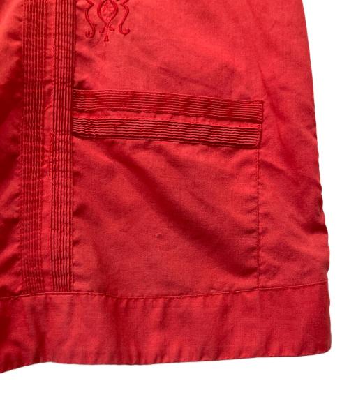 GUAYABERAS abdala（グアヤベラス アブダラ）GUAYABERAS abdala (グアヤベラス アブダラ) 半袖シャツ レッド サイズ:40の古着・服飾アイテム