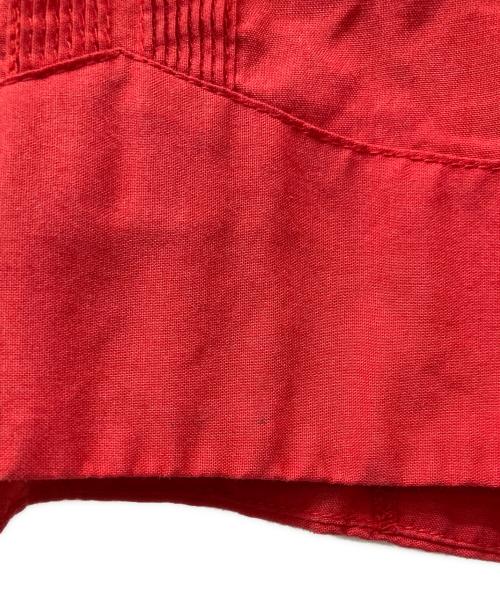 GUAYABERAS abdala（グアヤベラス アブダラ）GUAYABERAS abdala (グアヤベラス アブダラ) 半袖シャツ レッド サイズ:40の古着・服飾アイテム