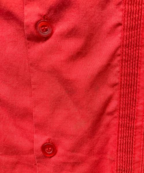 GUAYABERAS abdala（グアヤベラス アブダラ）GUAYABERAS abdala (グアヤベラス アブダラ) 半袖シャツ レッド サイズ:40の古着・服飾アイテム