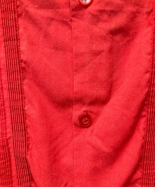 GUAYABERAS abdala（グアヤベラス アブダラ）GUAYABERAS abdala (グアヤベラス アブダラ) 半袖シャツ レッド サイズ:40の古着・服飾アイテム