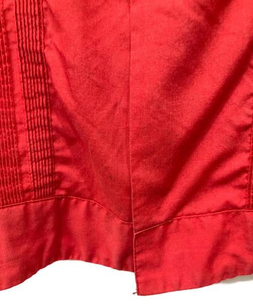 GUAYABERAS abdala（グアヤベラス アブダラ）GUAYABERAS abdala (グアヤベラス アブダラ) 半袖シャツ レッド サイズ:40の古着・服飾アイテム
