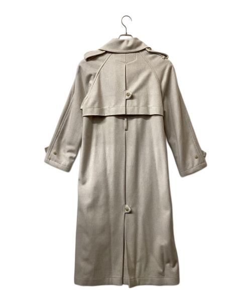 foufou（フーフー ザドレス）foufou (フーフー) ウールトレンチコート ライトグレー サイズ:Freeの古着・服飾アイテム