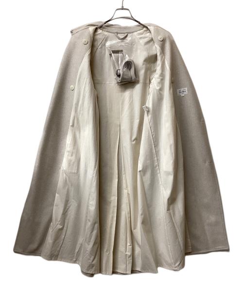 foufou（フーフー ザドレス）foufou (フーフー) ウールトレンチコート ライトグレー サイズ:Freeの古着・服飾アイテム