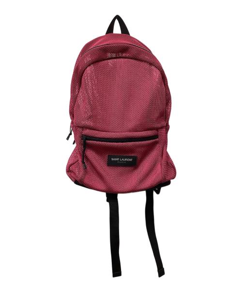 Saint Laurent Paris（サンローランパリ）Saint Laurent Paris (サンローランパリ) LOGO ZIP BACKPACK MESHの古着・服飾アイテム