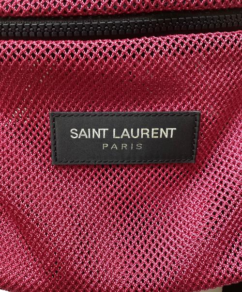 Saint Laurent Paris（サンローランパリ）Saint Laurent Paris (サンローランパリ) LOGO ZIP BACKPACK MESHの古着・服飾アイテム