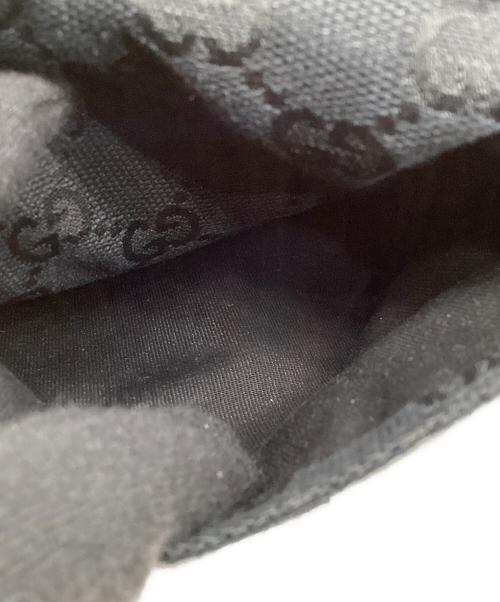 GUCCI（グッチ）GUCCI (グッチ) GGキャンバス ウエストポーチ ブラックの古着・服飾アイテム