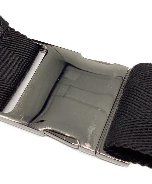 GUCCI（グッチ）GUCCI (グッチ) GGキャンバス ウエストポーチ ブラックの古着・服飾アイテム