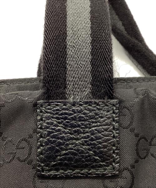 GUCCI（グッチ）GUCCI (グッチ) ナイロントートバッグ ブラックの古着・服飾アイテム