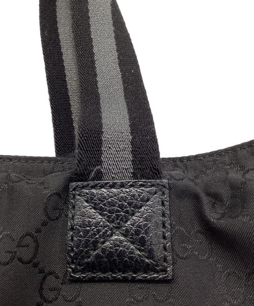 GUCCI（グッチ）GUCCI (グッチ) ナイロントートバッグ ブラックの古着・服飾アイテム