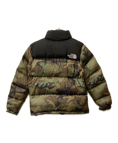 THE NORTH FACE（ザ ノース フェイス）THE NORTH FACE (ザ ノース フェイス) THE NORTH FACE ノベルティーヌプシジャケット カーキ×ブラック×オリーブ サイズ:Lの古着・服飾アイテム