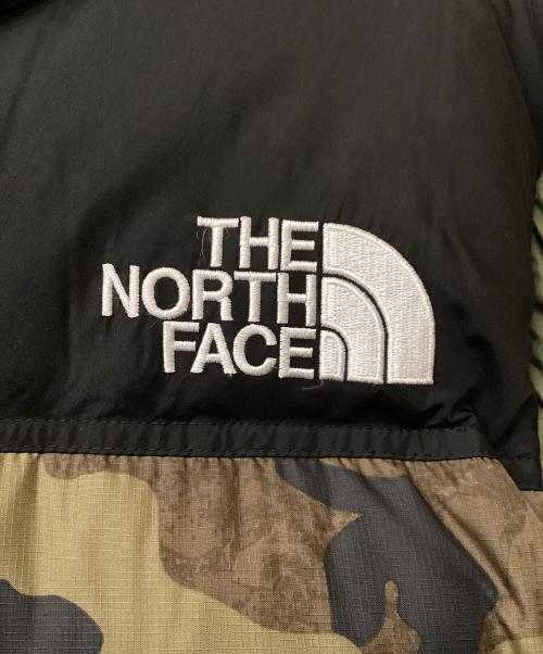 THE NORTH FACE（ザ ノース フェイス）THE NORTH FACE (ザ ノース フェイス) THE NORTH FACE ノベルティーヌプシジャケット カーキ×ブラック×オリーブ サイズ:Lの古着・服飾アイテム