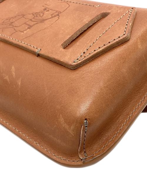 BEERBELLY（ビアベリー）BEERBELLY (ビアベリー) ショルダーバッグ ブラウンの古着・服飾アイテム