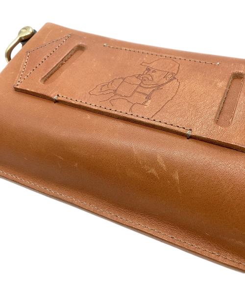 BEERBELLY（ビアベリー）BEERBELLY (ビアベリー) ショルダーバッグ ブラウンの古着・服飾アイテム