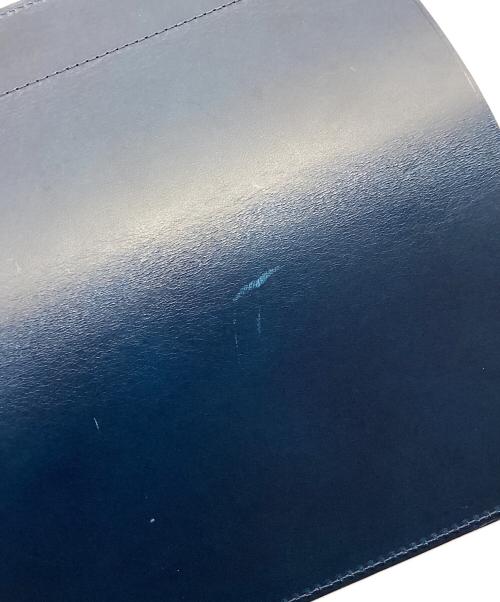 M+（エムピウ）M+ (エムピウ) 長財布 ブルーの古着・服飾アイテム