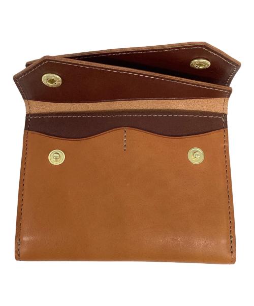 BEERBELLY（ビアベリー）BEERBELLY (ビアベリー) 短い長財布 ブラウンの古着・服飾アイテム