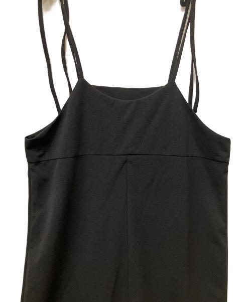 NICE CLAUP（ナイスクラップ）NICE CLAUP (ナイスクラップ) キャミソールワンピース ブラック サイズ:Ｆの古着・服飾アイテム