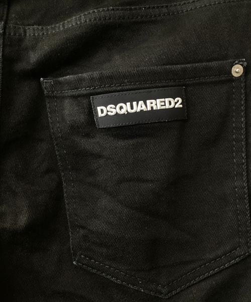 DSQUARED2（ディースクエアード）DSQUARED2 (ディースクエアード) DSQUARED2 スキニーデニムパンツ ブラック サイズ:46の古着・服飾アイテム