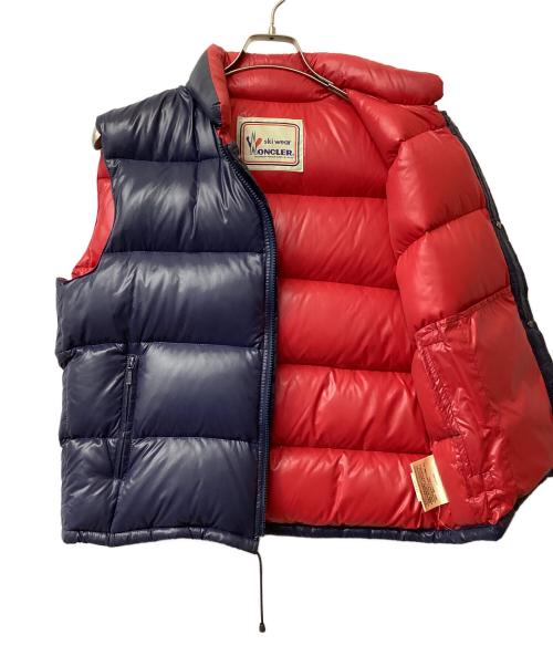 MONCLER（モンクレール）MONCLER (モンクレール) ダウンベスト ブラック サイズ:胸囲94/身長170の古着・服飾アイテム