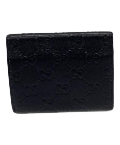 GUCCI（グッチ）GUCCI (グッチ) GG　カードケース ブラックの古着・服飾アイテム