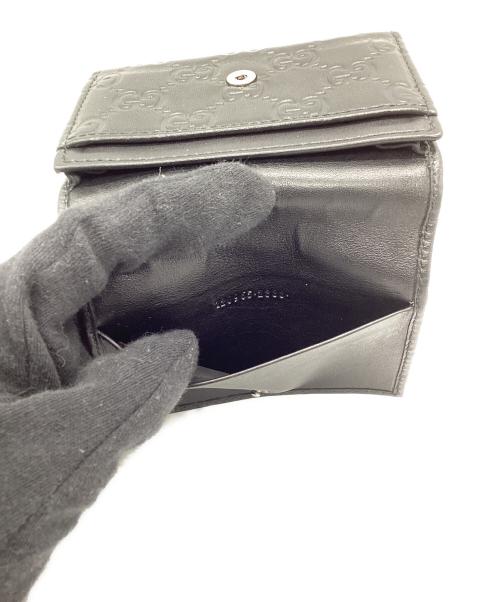 GUCCI（グッチ）GUCCI (グッチ) GG　カードケース ブラックの古着・服飾アイテム