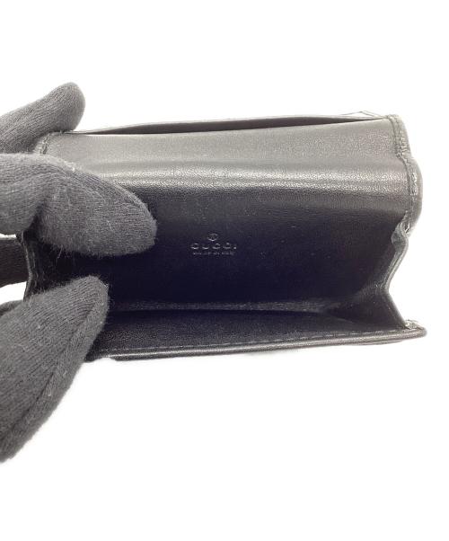 GUCCI（グッチ）GUCCI (グッチ) GG　カードケース ブラックの古着・服飾アイテム