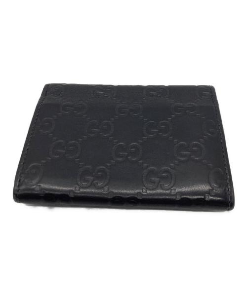 GUCCI（グッチ）GUCCI (グッチ) GG　カードケース ブラックの古着・服飾アイテム