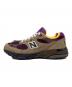 NEW BALANCE (ニューバランス) スニーカー ブラウン×パープル×イエロー サイズ:US10：18000円