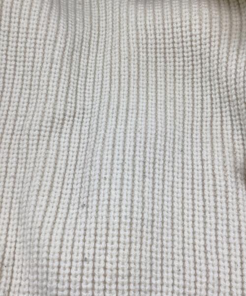 IHNN（イン）IHNN (イン) カラーステッチローゲージカーディガン アイボリー サイズ:38の古着・服飾アイテム