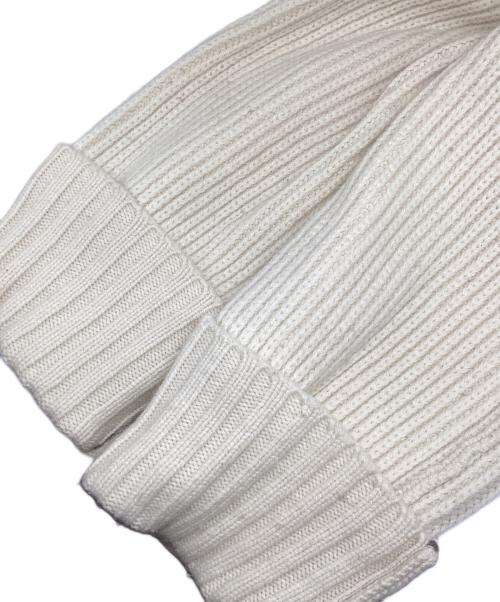 IHNN（イン）IHNN (イン) カラーステッチローゲージカーディガン アイボリー サイズ:38の古着・服飾アイテム