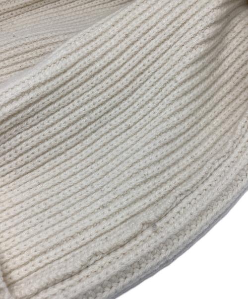 IHNN（イン）IHNN (イン) カラーステッチローゲージカーディガン アイボリー サイズ:38の古着・服飾アイテム