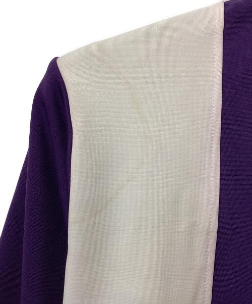 テニスの王子様 木手永四朗（テニスノオウジサマ キテエイシロウ）テニスの王子様 木手永四朗 (テニスノオウジサマ キテエイシロウ) テニスの王子様 比嘉中 原作ジャージ ホワイト×パープル サイズ:Mの古着・服飾アイテム