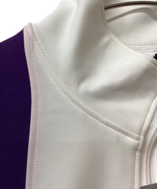 テニスの王子様 木手永四朗（テニスノオウジサマ キテエイシロウ）テニスの王子様 木手永四朗 (テニスノオウジサマ キテエイシロウ) テニスの王子様 比嘉中 原作ジャージ ホワイト×パープル サイズ:Mの古着・服飾アイテム