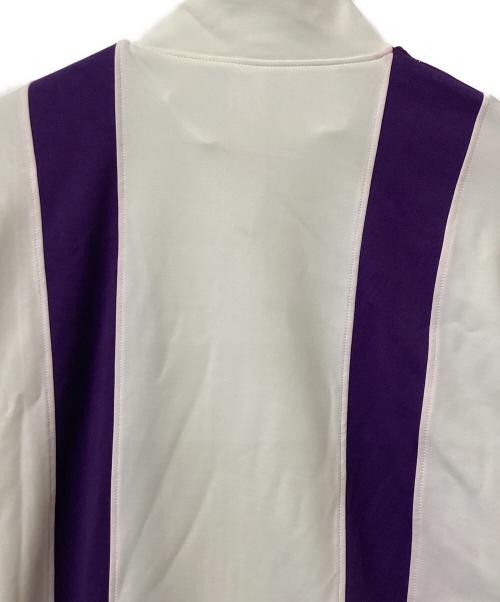 テニスの王子様 木手永四朗（テニスノオウジサマ キテエイシロウ）テニスの王子様 木手永四朗 (テニスノオウジサマ キテエイシロウ) テニスの王子様 比嘉中 原作ジャージ ホワイト×パープル サイズ:Mの古着・服飾アイテム