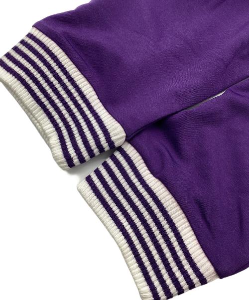 テニスの王子様 木手永四朗（テニスノオウジサマ キテエイシロウ）テニスの王子様 木手永四朗 (テニスノオウジサマ キテエイシロウ) テニスの王子様 比嘉中 原作ジャージ ホワイト×パープル サイズ:Mの古着・服飾アイテム