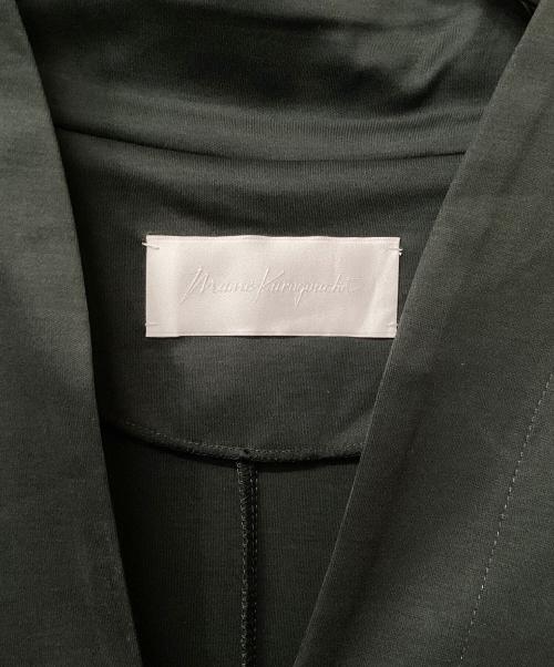 Mame Kurogouchi（マメクロゴウチ）Mame Kurogouchi (マメクロゴウチ) 長袖ワンピース ダークグリーン サイズ:２の古着・服飾アイテム