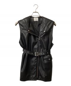 中古・古着通販】Matin Kim (マーティン・キム) ダウンベスト ブラック