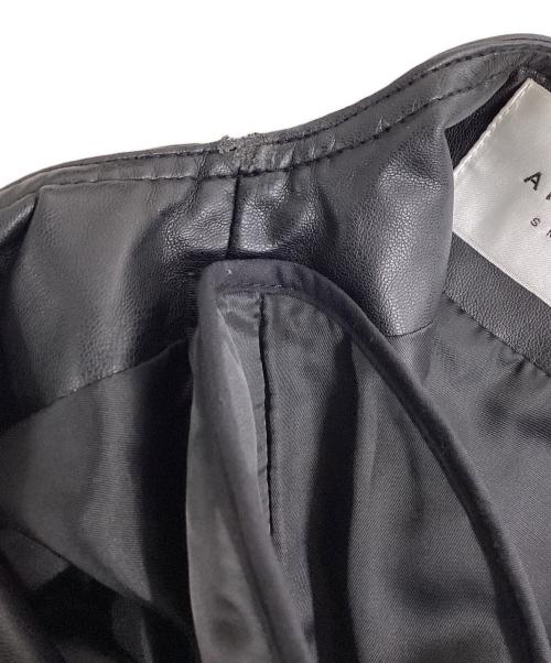 Ameri（アメリ）Ameri (アメリ) フェイクレザーベスト ブラック サイズ:Freeの古着・服飾アイテム