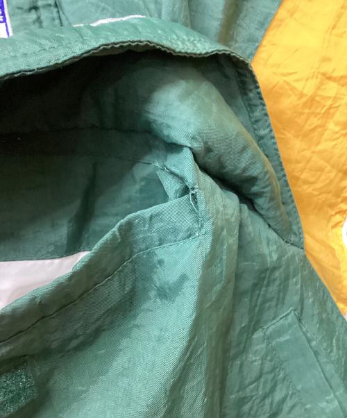 STARTER（スターター）STARTER (スターター) アノラックジャケット グリーン×イエロー サイズ:XLの古着・服飾アイテム