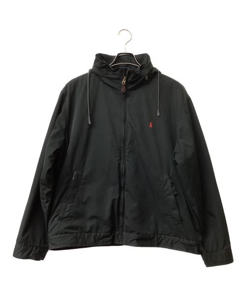 POLO RALPH LAUREN（ポロ・ラルフローレン）POLO RALPH LAUREN (ポロ・ラルフローレン) スイングトップ ブラック サイズ:XLの古着・服飾アイテム