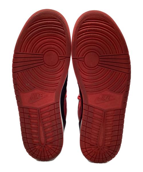 NIKE（ナイキ）NIKE (ナイキ) AIR JORDAN 1 MID(エア ジョーダン 1 MID ) レッド×ブラック サイズ:30cmの古着・服飾アイテム