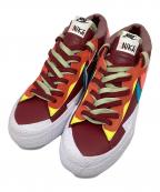 NIKEナイキ）の古着「SACAI × KAWS BLAZER LOW」｜レッド