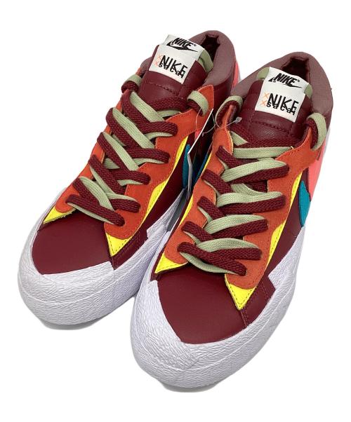 NIKE（ナイキ）NIKE (ナイキ) SACAI × KAWS BLAZER LOW レッド サイズ:27.5㎝の古着・服飾アイテム