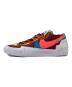NIKE (ナイキ) SACAI × KAWS BLAZER LOW レッド サイズ:27.5㎝：7000円