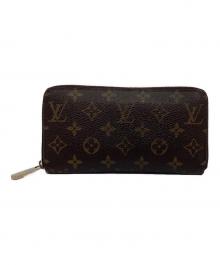LOUIS VUITTON（ルイ ヴィトン）の古着「ジッピー ウォレット モノグラム」｜ブラウン