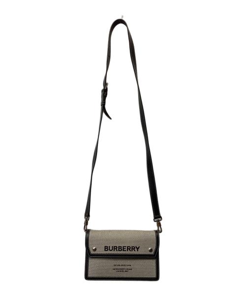 BURBERRY（バーバリー）BURBERRY (バーバリー) ショルダーバッグ ホースフェリー ブラック×カーキの古着・服飾アイテム